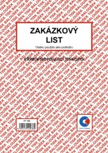 Ostatní - Zakázkový list A5 NCR Baloušek PT180